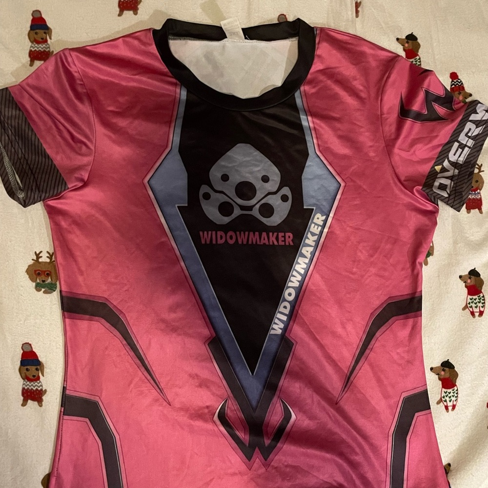 Overwatch widowmaker workout shirt
